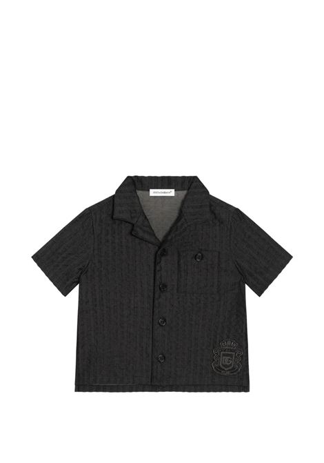 Camicia con logo DOLCE & GABBANA KIDS | L14S78 LDD54S9000